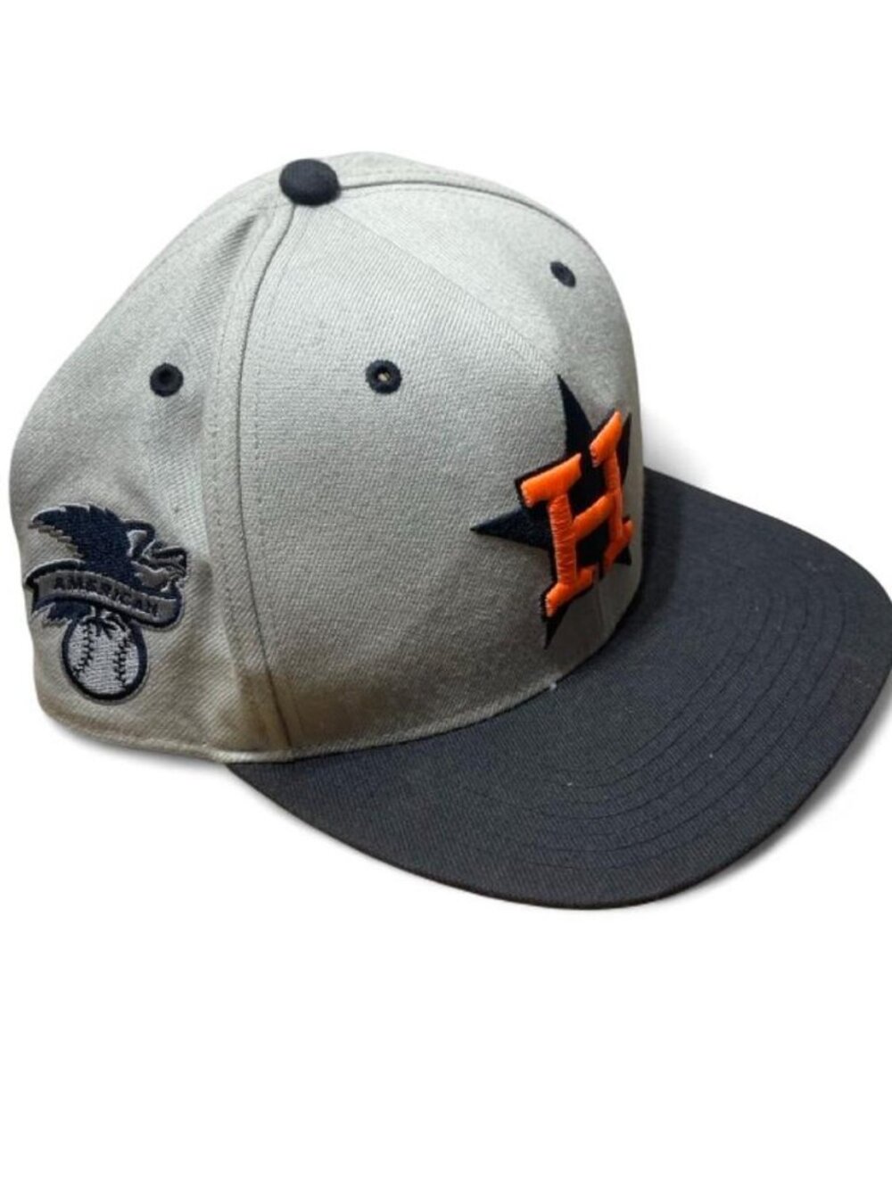 Houston Astros '47 Brand Gray Navy Orange MLB Snapback Hat H Star Houston MLB